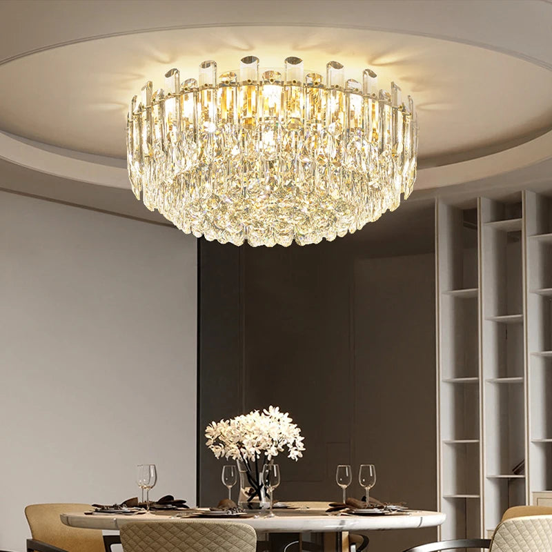 Modern LED Ceiling Lights - Luxury Crystal Balls