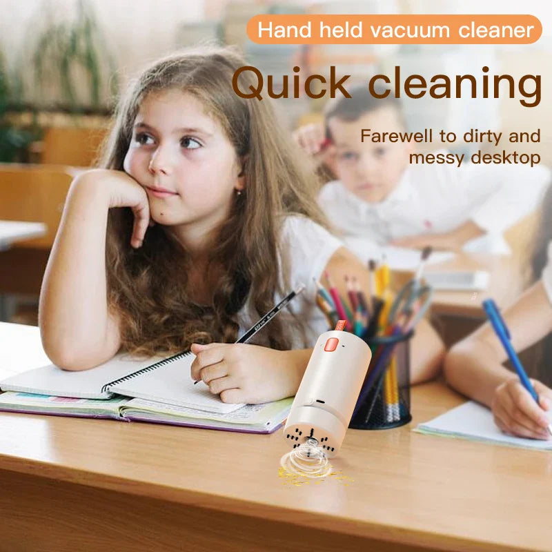 Rechargeable Mini Vacuum Cleaner & 21-in-1 Cleaning Brush Set