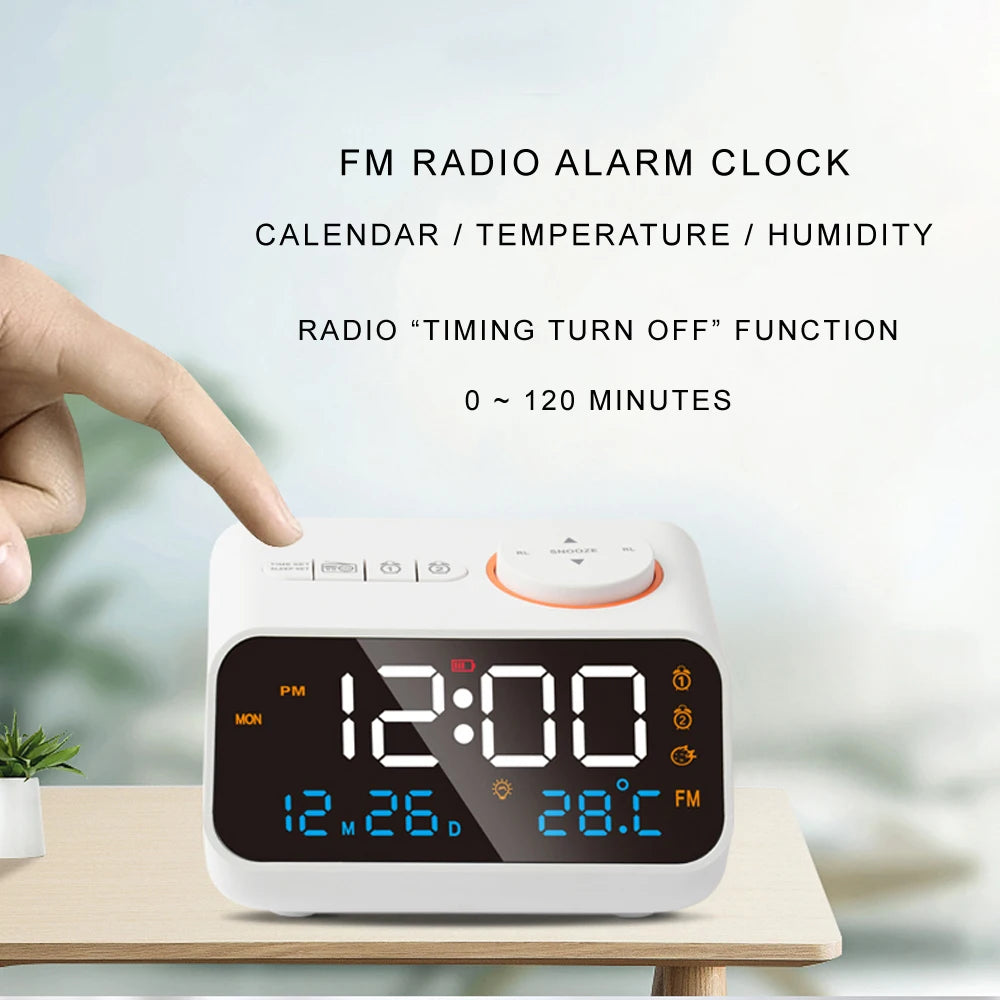 Smart Snooze Hub: Radio with Alarm Clock