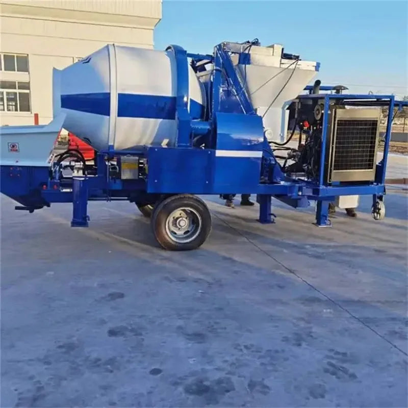 Portable Trailer Concrete Pump -  30m3/h Capacity