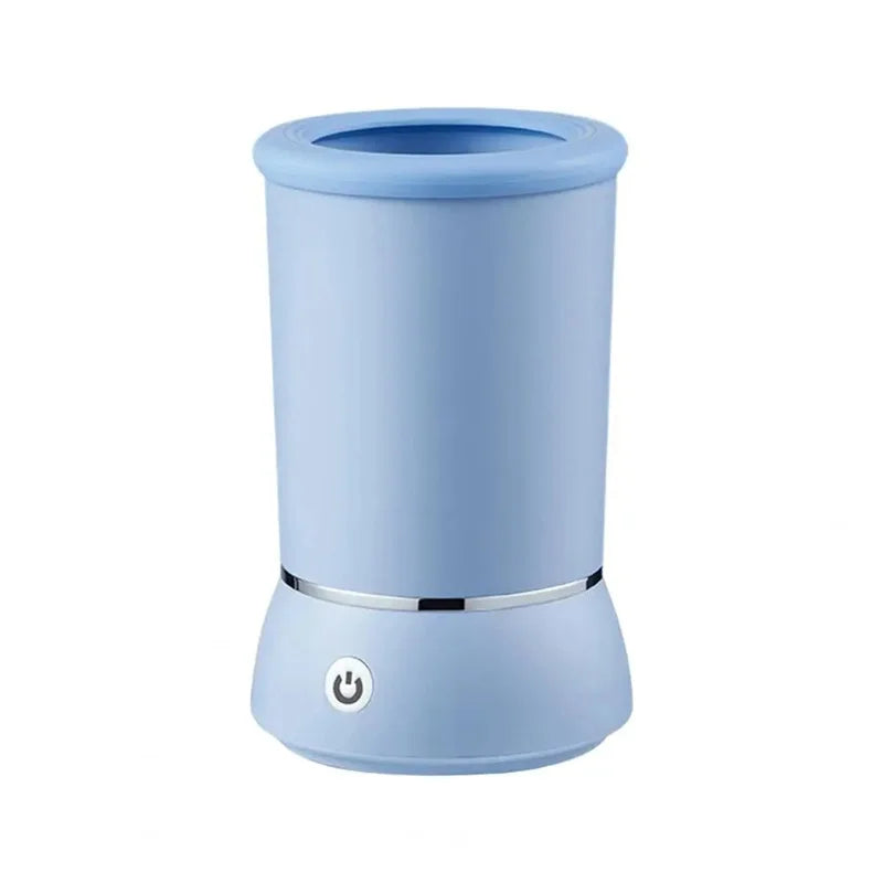 Portable Automatic Dog Paw Cleaner Cup - Rechargeable 2 in 1 Pet Foot Washer with Soft Brush - High Power - Suitable for Big Dogs and Cats