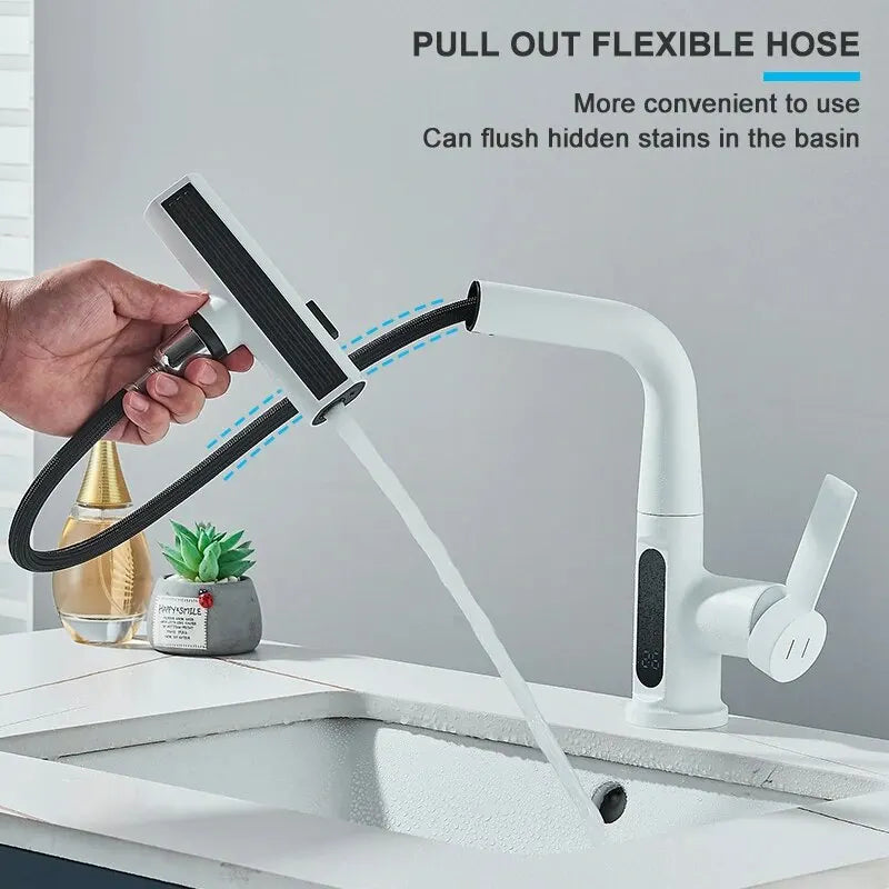 Digital Display Temperature Basin Faucet