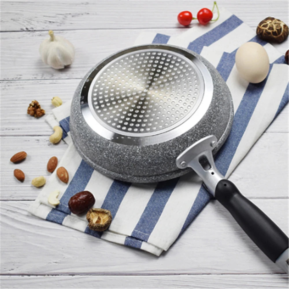 Durable Stone Non-Stick Frying Pan & Wok