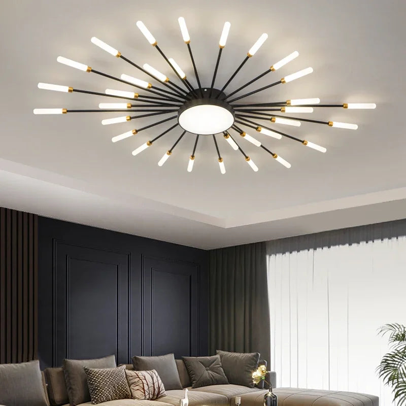 Newest LED Fireworks Nordic Elegance Ceiling Lights