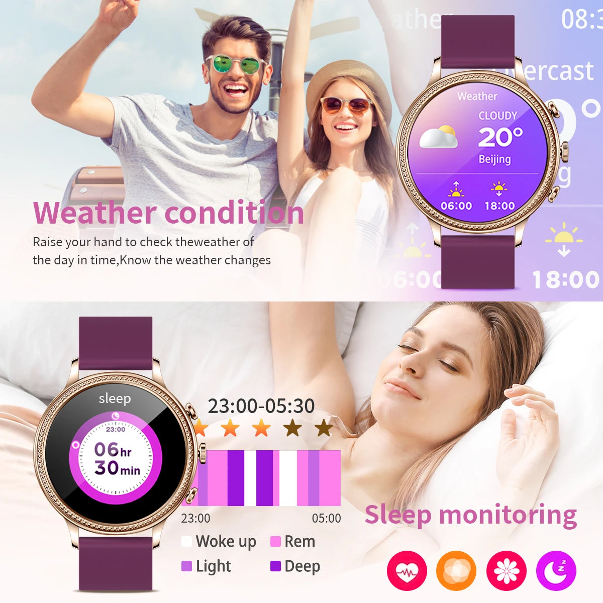 LIGE Luxury Smart Watch with Bluetooth, Call, Health Monitoring & Sports Features