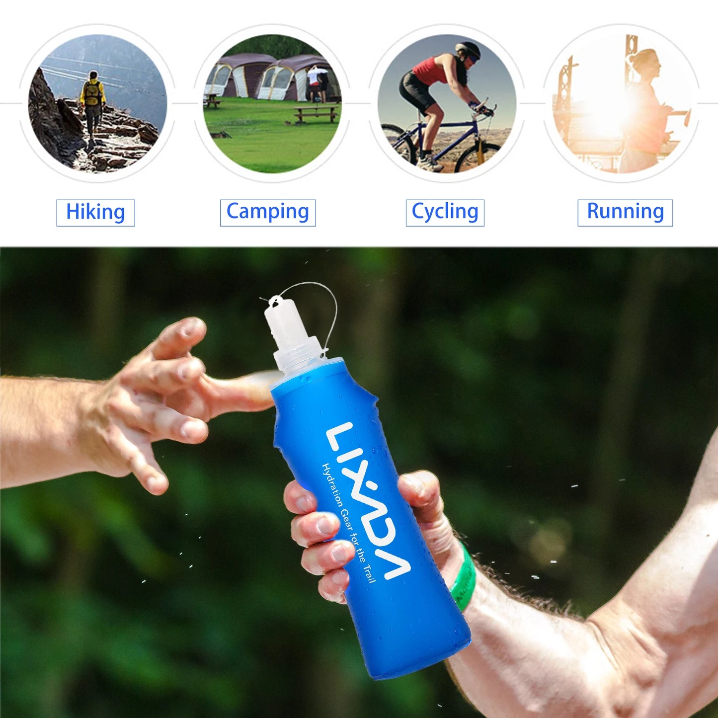 Foldable TPU Outdoor Sport Water Bottle