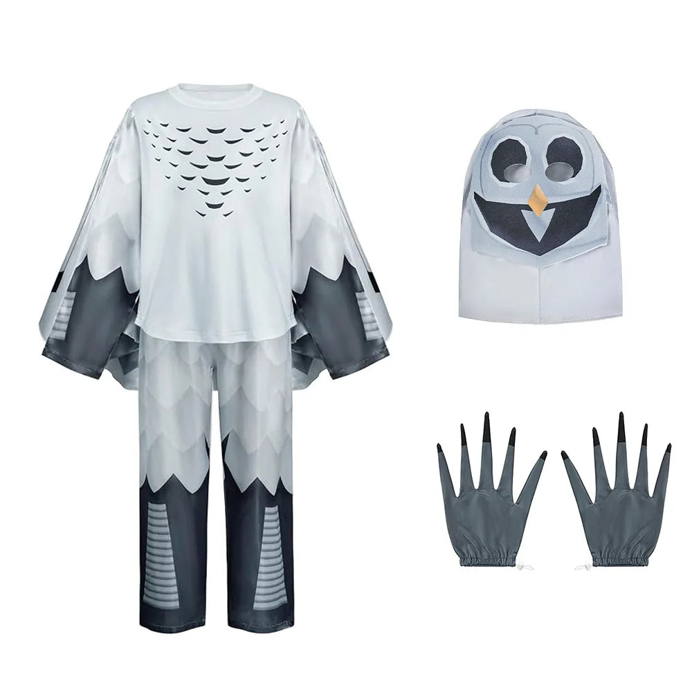 99 Nights In The Forest Deer costume Owl Cosplay Outfit  Horriable Halloween Costume for Kid Nightmare Reindeer Christmas Gift