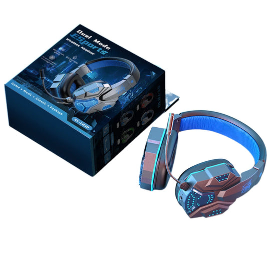Bluetooth 5.1 HiFi Gaming Headsets Gamer Low latency Wireless Headphones With Noise Cancelling Microphone Wired Earphone Phone
