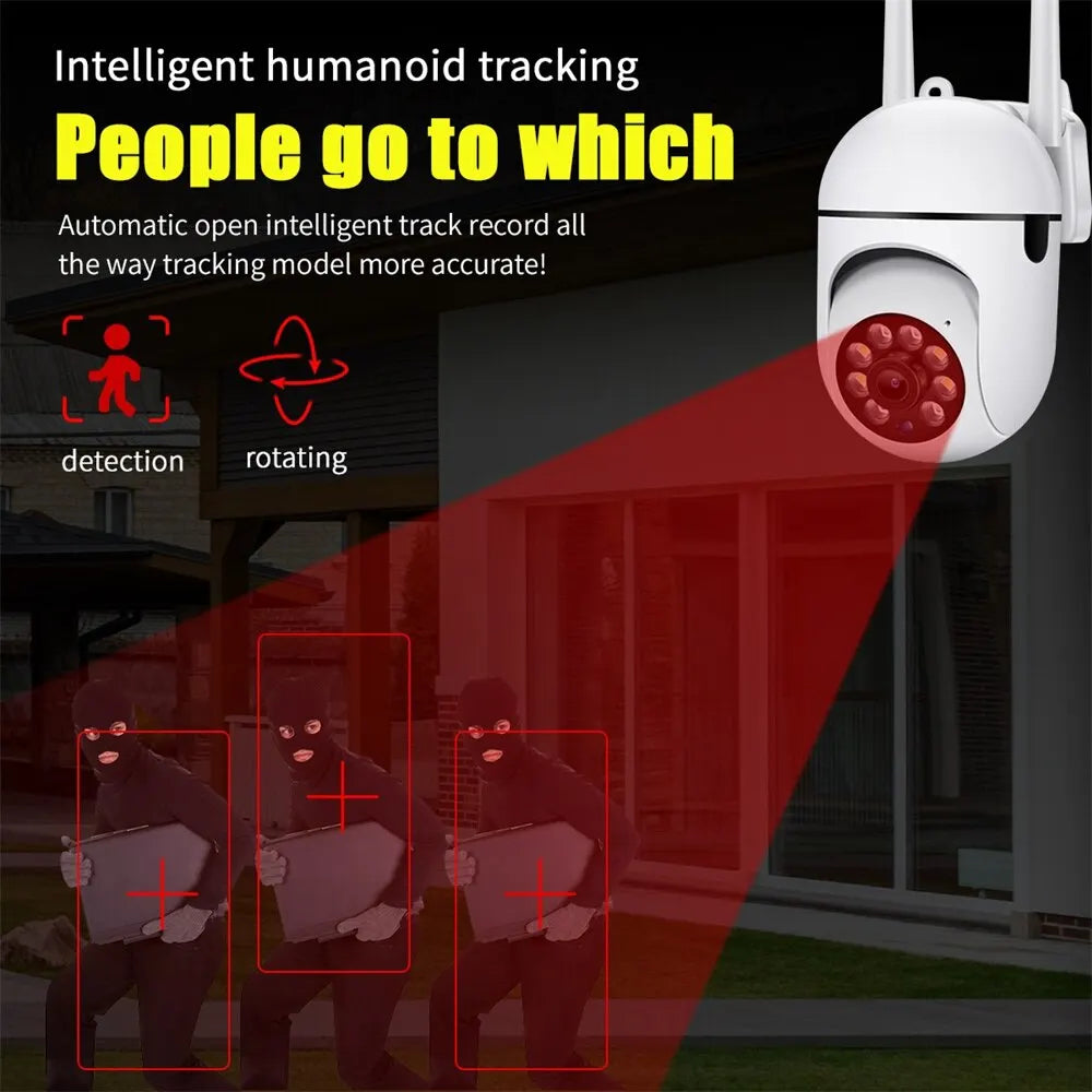 IP Camera Outdoor Wired Security Surveillance Camera WIFI Enabled