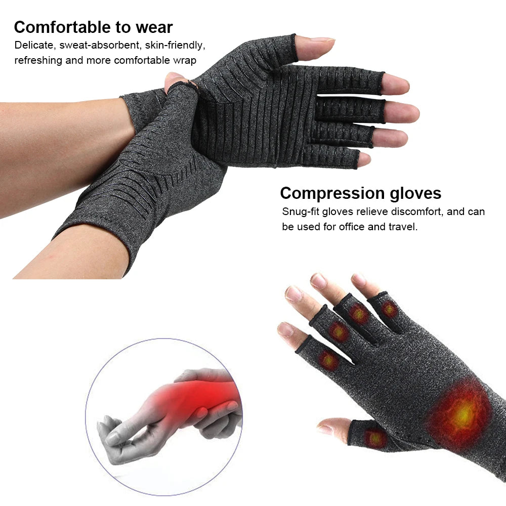 Compression Arthritis Gloves | Joint Pain Relief Hand Therapy