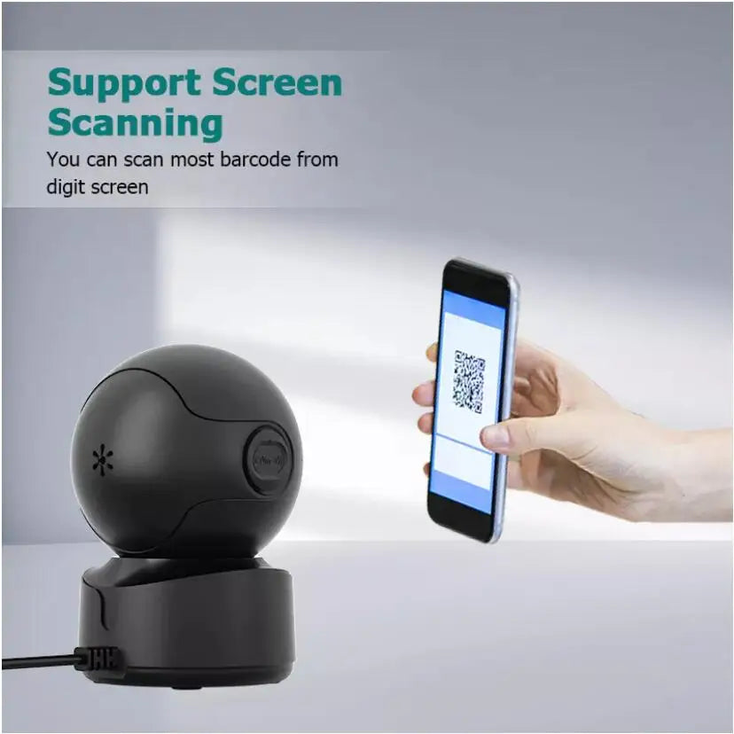 Hands-Free Desktop 2D QR Scanner