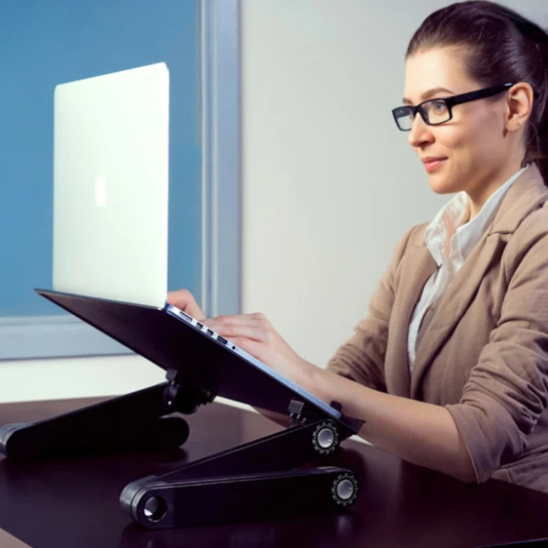 Foldable Laptop Stand -  Compact, Adjustable Office Solution