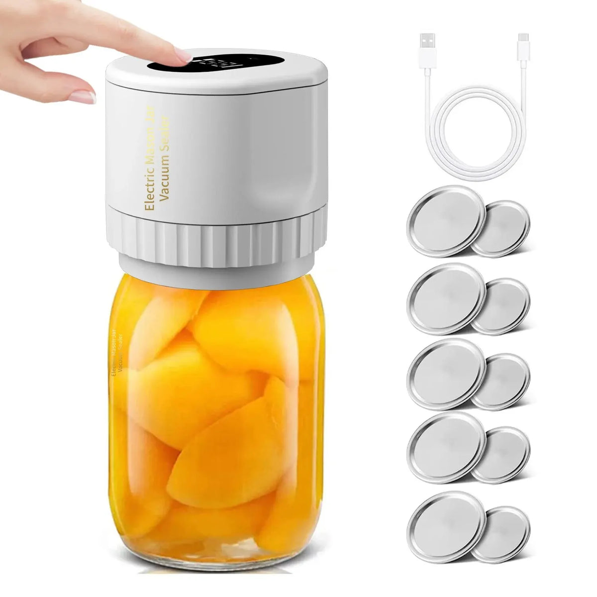 Cordless Mason Jar Vacuum Sealer Kit