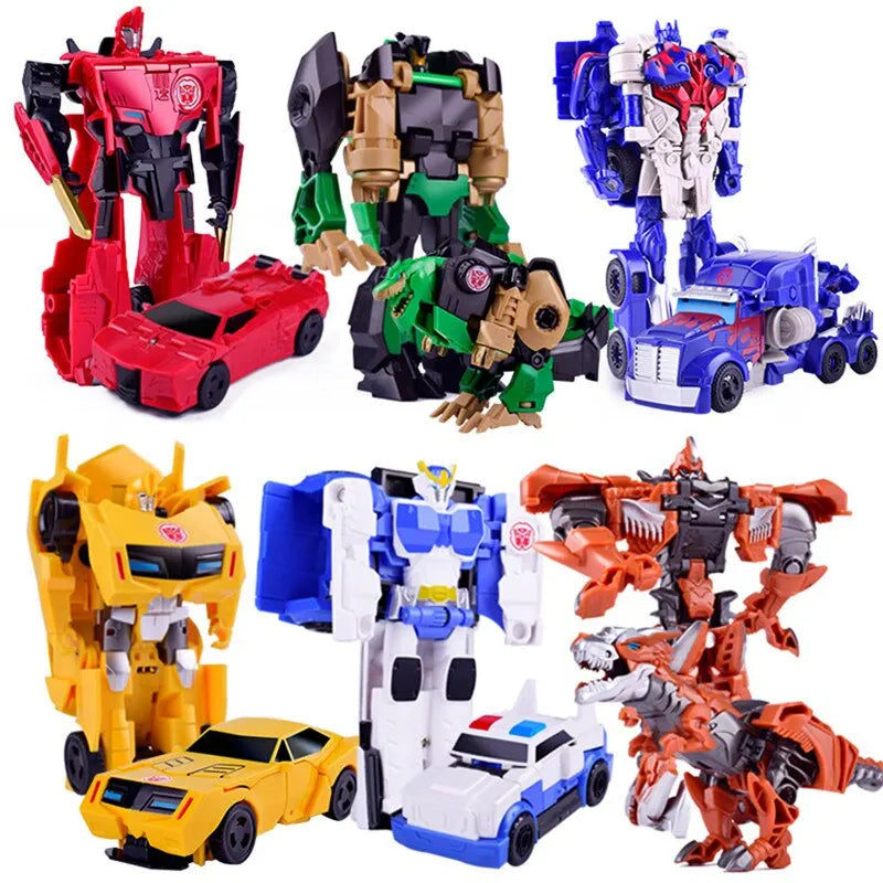 Metamorphic Toys Car Children'S Birthday Gift Action Doll Toys Mini Metamorphic Car Education Toys Children'S Toys