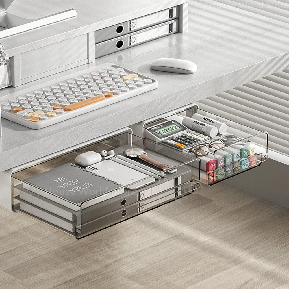 Hidden Self-Adhesive Drawer Storage Box