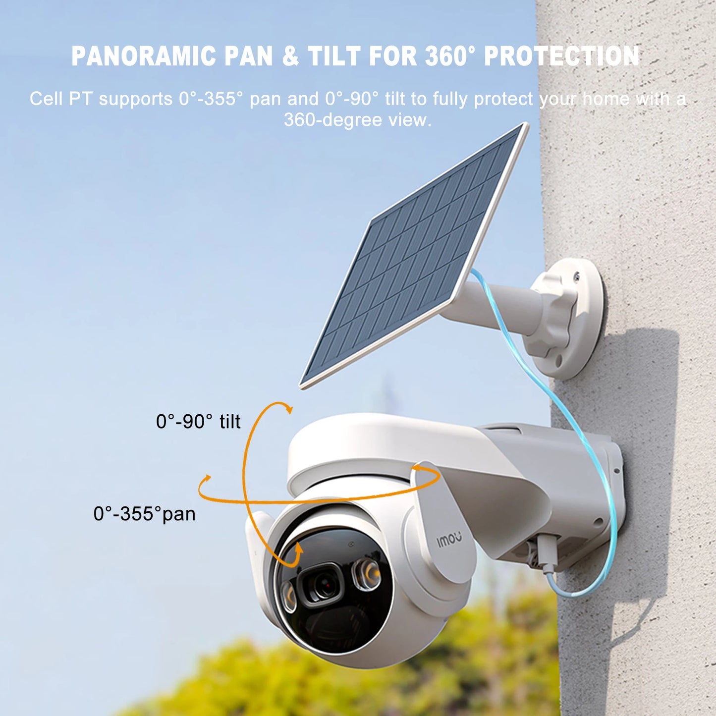 Digital Home Security System Powered by Solar Panel