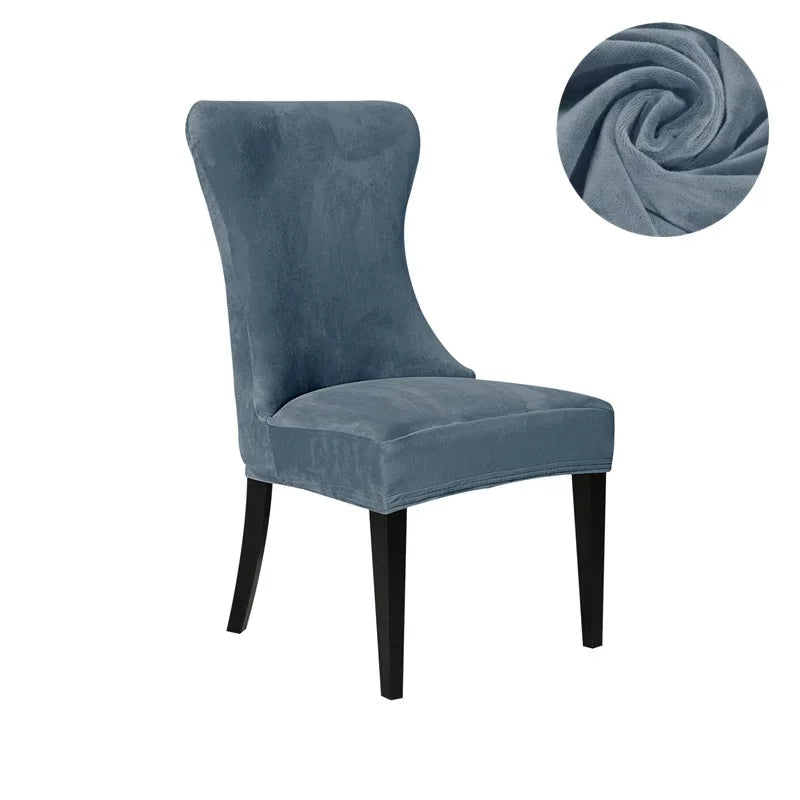 Soft Velvet Dining Chair Covers - Elegant Protection