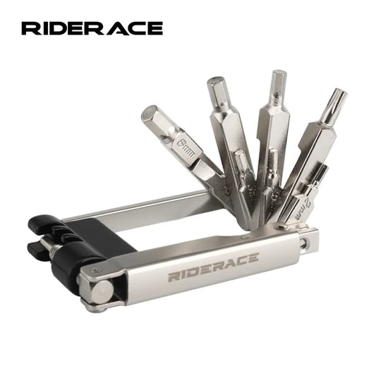 Bicycle Repair Tool Kit | Foldable Hex Spoke Wrench Set