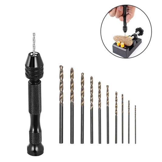 Mini Micro Woodworking Tools Drilling Rotary Tool Manual Twist Drill Bit