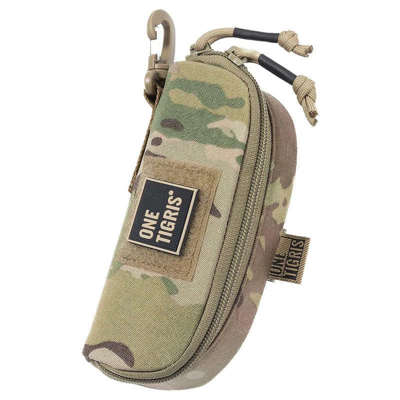 ONETIGRIS Tactical Molle Glasses Case Outdoor Hunting Portable Sunglasses Eyewear Shockproof Protective Goggles Storage Box