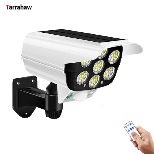 Solar-powered outdoor security light 77 LEDs