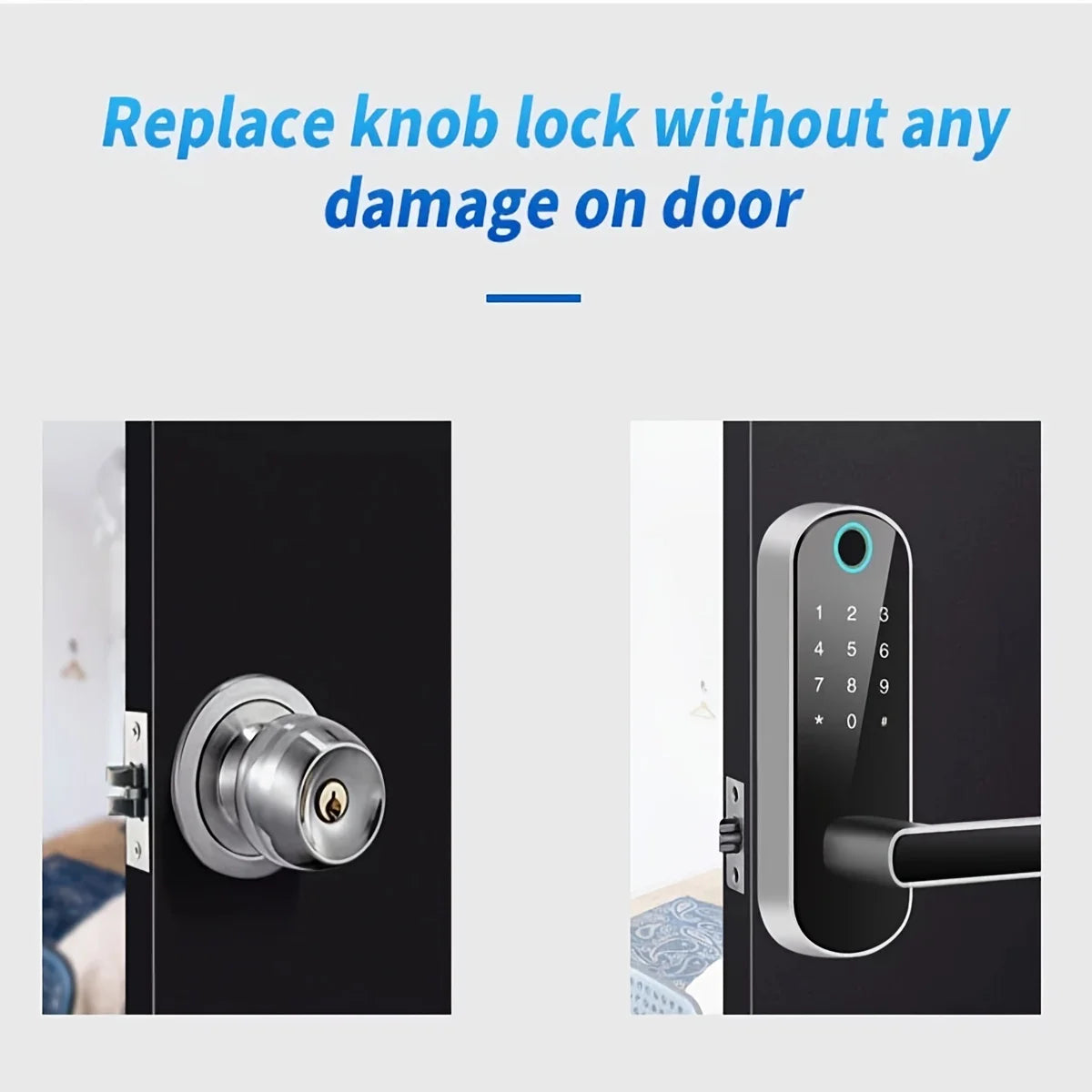 Touchscreen Fingerprint Smart Lock WiFi Enabled