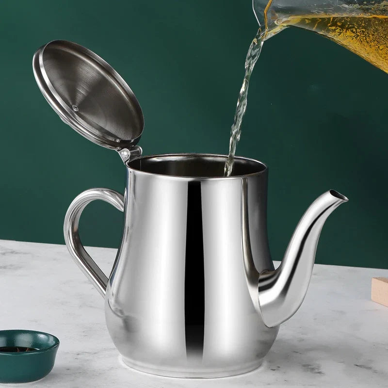 Stainless Steel Oil Filter Pot – Durable, Leak‑Proof Kitchen Storage