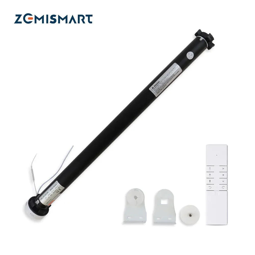 Zemismart Tuya Zigbee Roller Shade Motor with Battery For 37 38mm Tube Smart Life APP Control ALexa Google Home Control