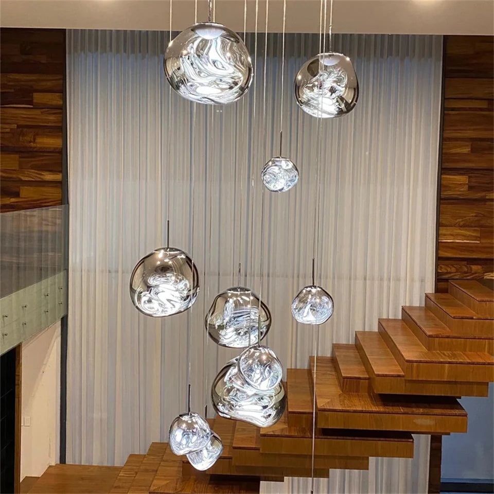 Nordic LED PVC Lava Bedroom & Living Room Pendant Lamp 