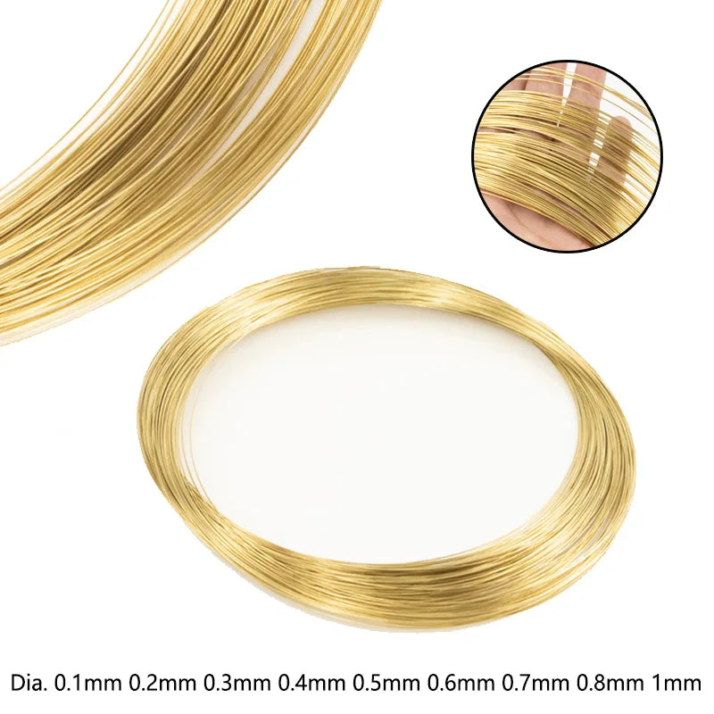 Soft Brass Round Various Diameters  Wire