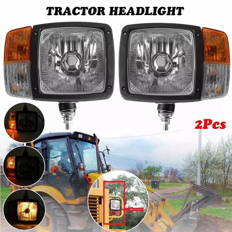 Heavy Equipment Tractor Trailer 24V LED Headlights