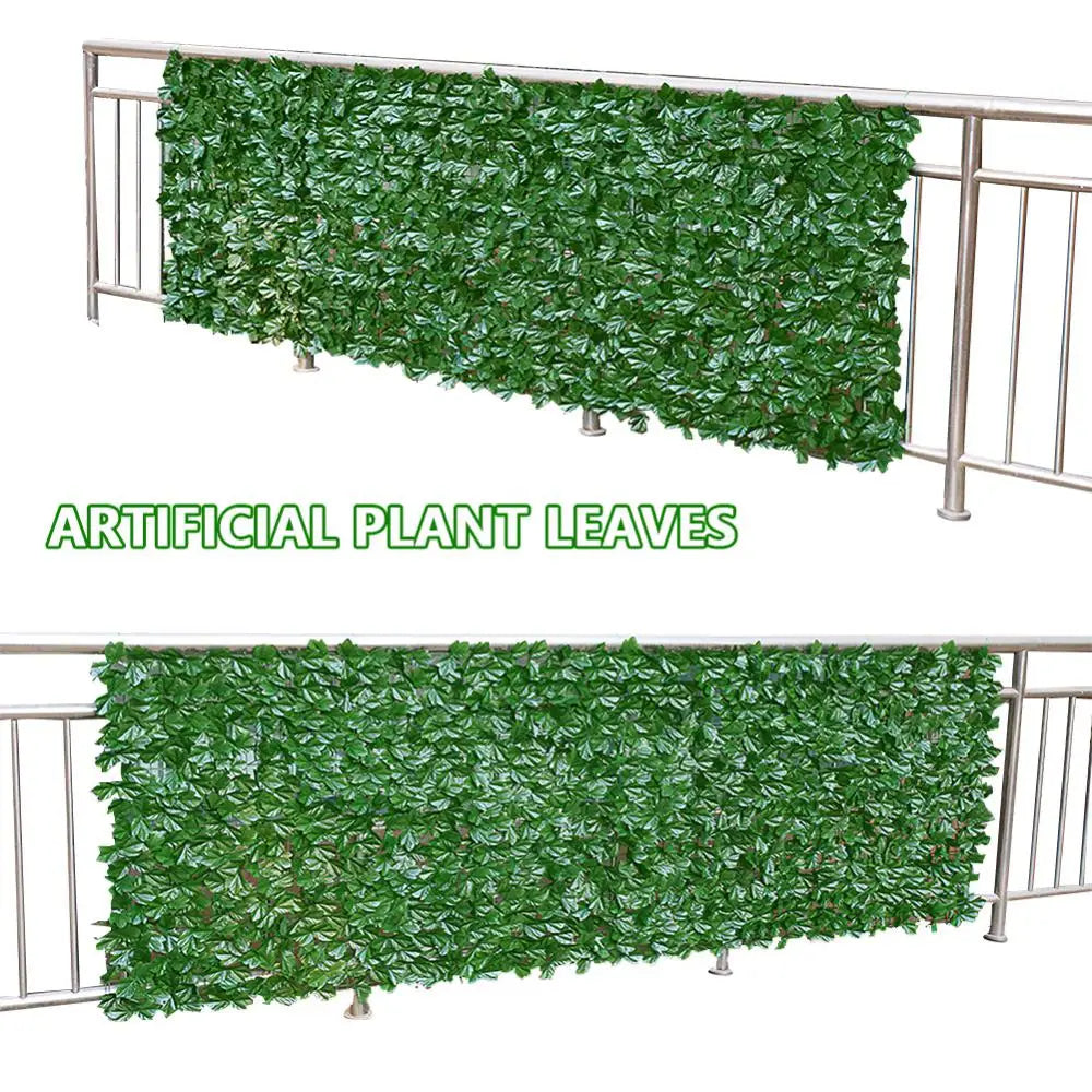 Realistic Appearance Artificial Plant Leaf Fence - Privacy Fence Screen