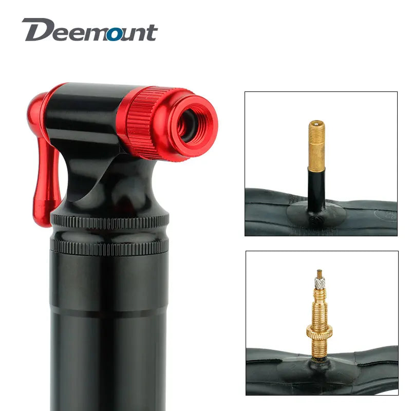 Bicycle CO2 Inflator | Presta Schrader Valve Quick Pumping