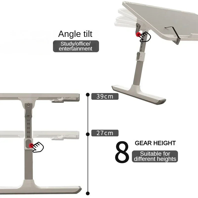 Foldable Lift Laptop Desk - Versatile Gaming & Reading Table