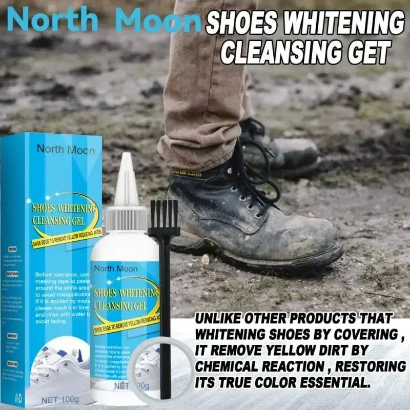 Shoes Cleaner Kit Removes Shoes Whitening Cleansing Gel Shoe Washing Machine Dirt And Yellow From Shoes Cleaning Foam Cleaner