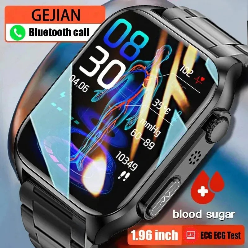 GEJIAN New IP67 Waterproof Smart Watch with Health Monitoring & Sport Features