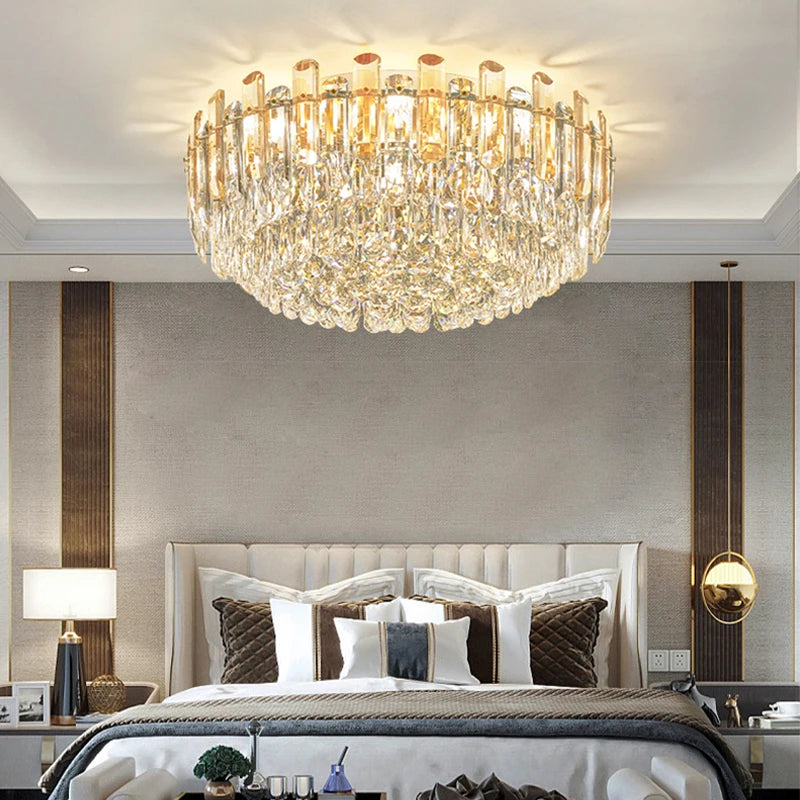 Modern LED Ceiling Lights - Luxury Crystal Balls