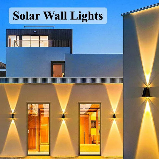 Solar Wall Washer Outdoor Facade Lamp