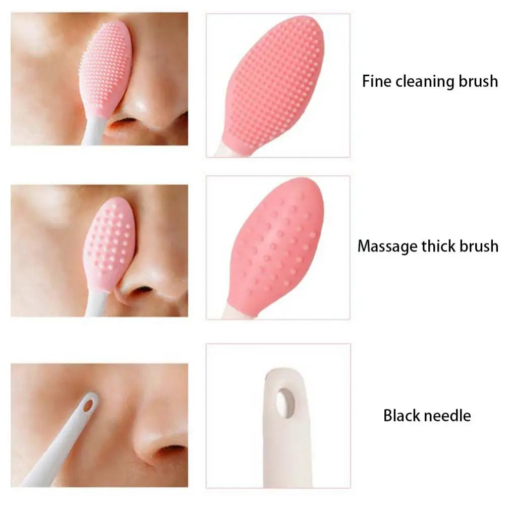 Silicone Blackhead Removal Brush Set
