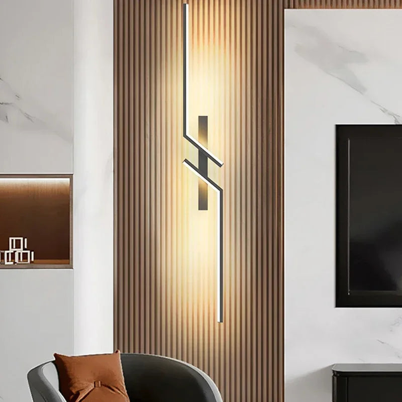 Sleek LED Wall Lamp - Minimalist Interior Illumination