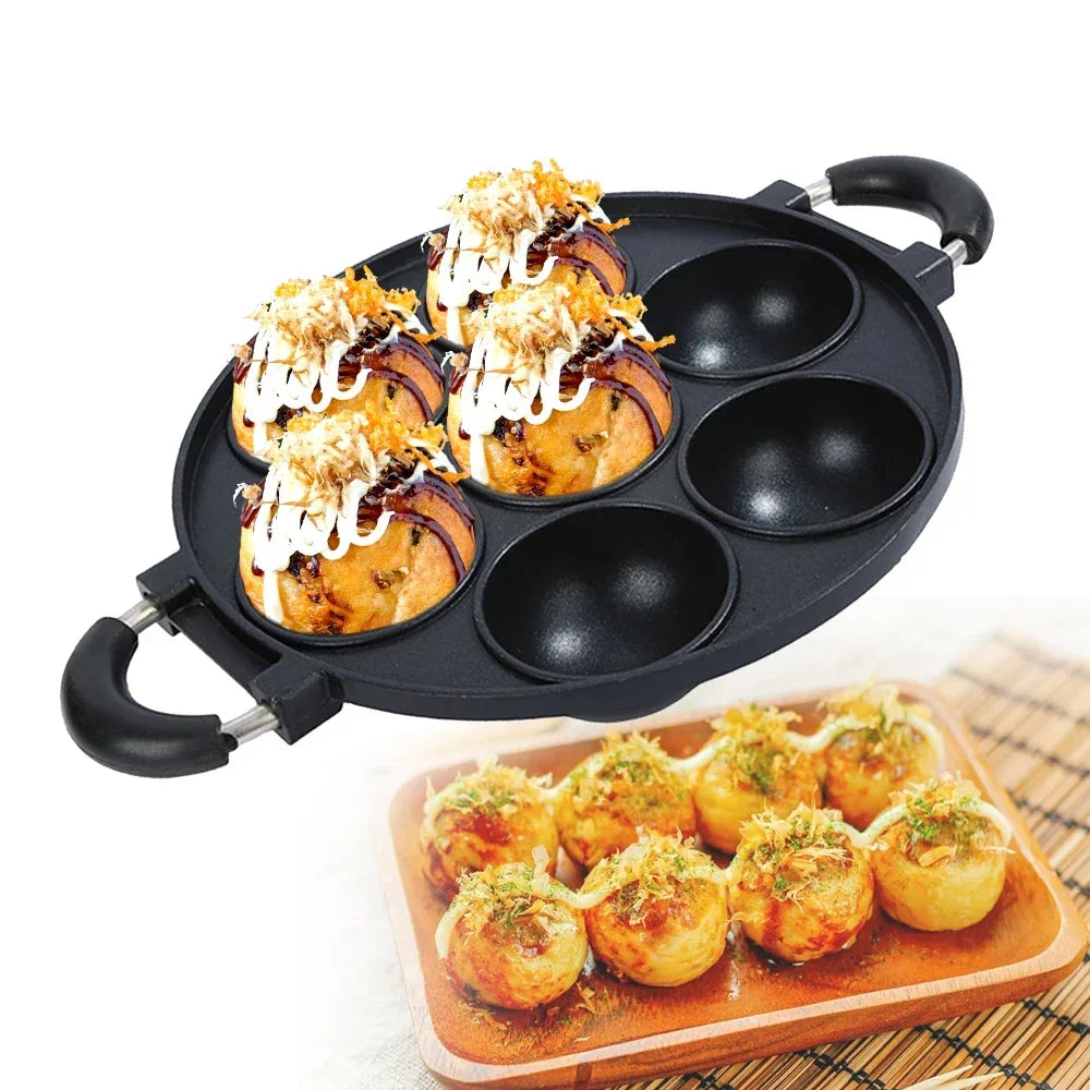 7-Hole Non-Stick Egg Ring Molds Cake Pan