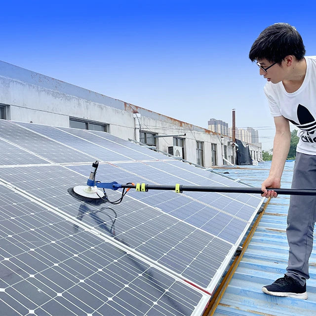 3.5m Automatic telescopic rod water spray photovoltaic panel cleaner Solar panel cleaning machine