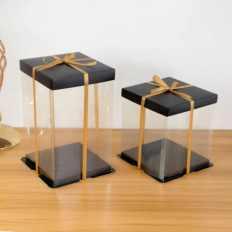 Large Transparent Cake Gift Box