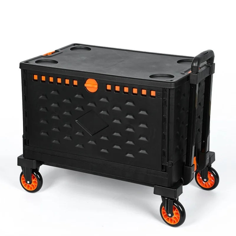 Outdoor Folding Hand Pull Cart Trolley