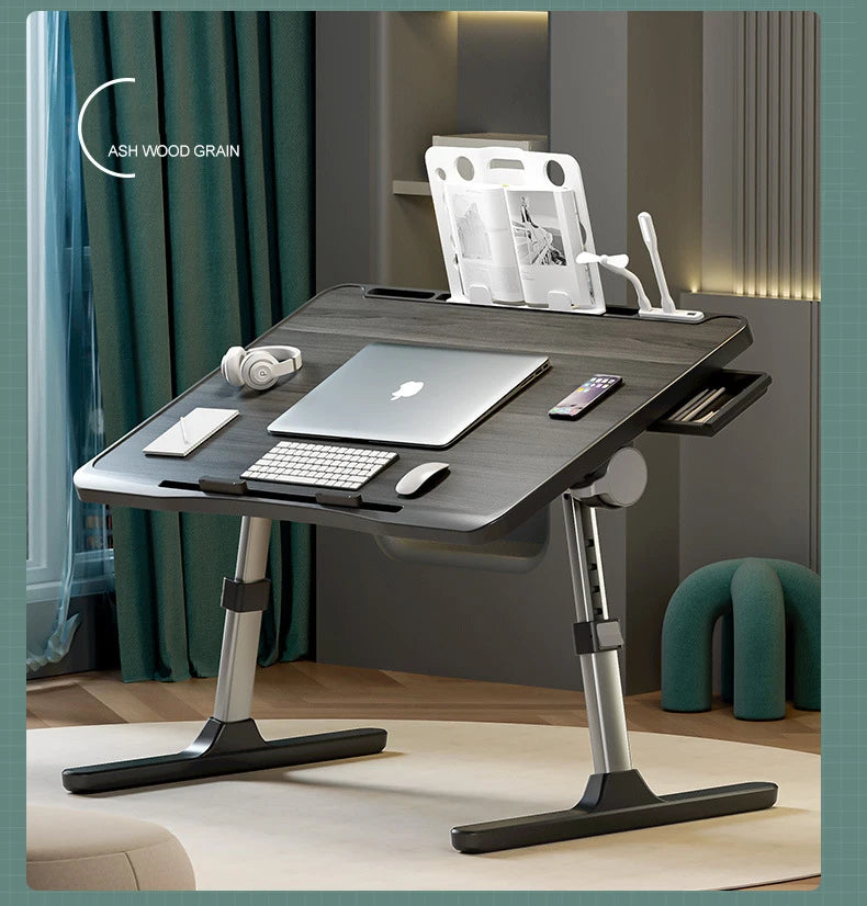 Adjustable Laptop Desk: Versatile Bedside Workstation