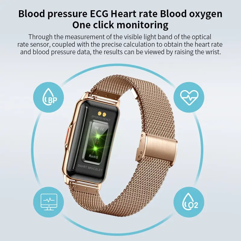 LIGE Waterproof Sports Fitness Women Smart Watch