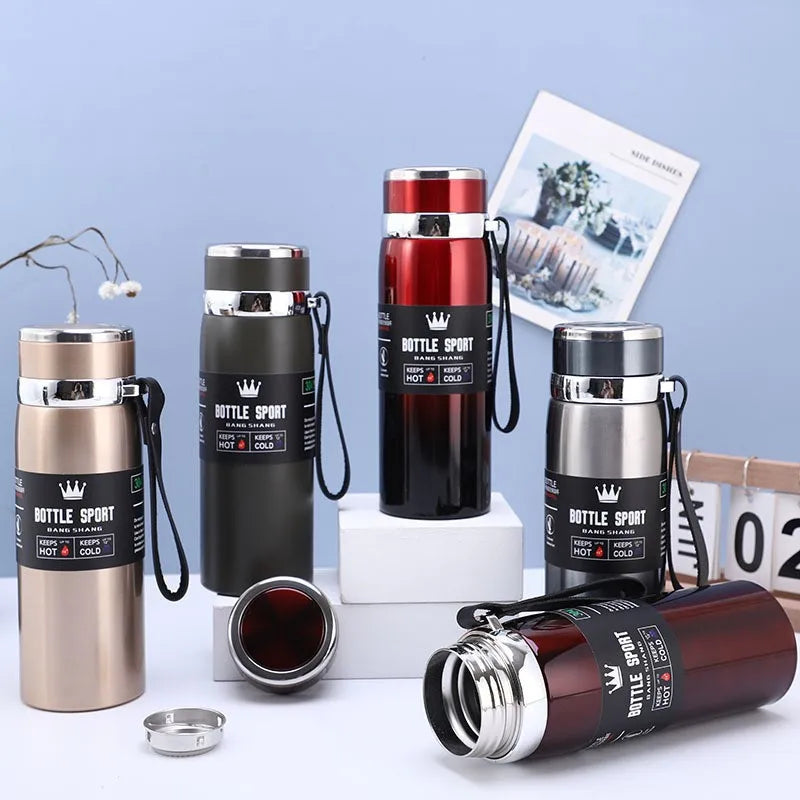 Double Stainless Steel Sport Thermos Bottle