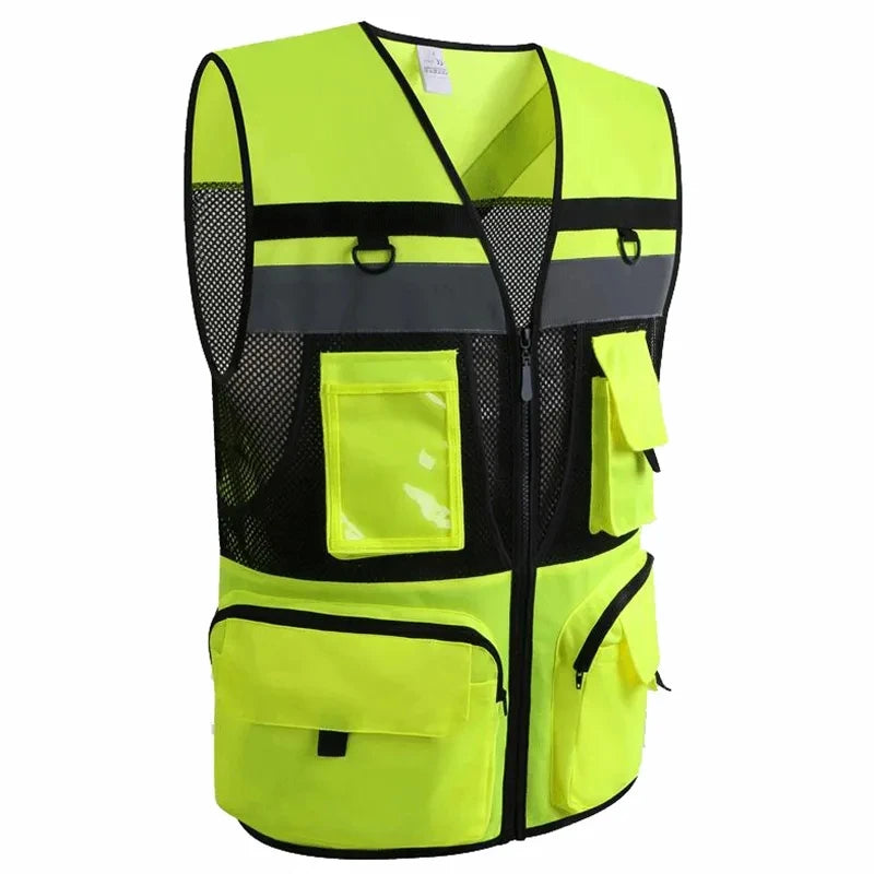 Custom Logo High-Visibility Safety Vest