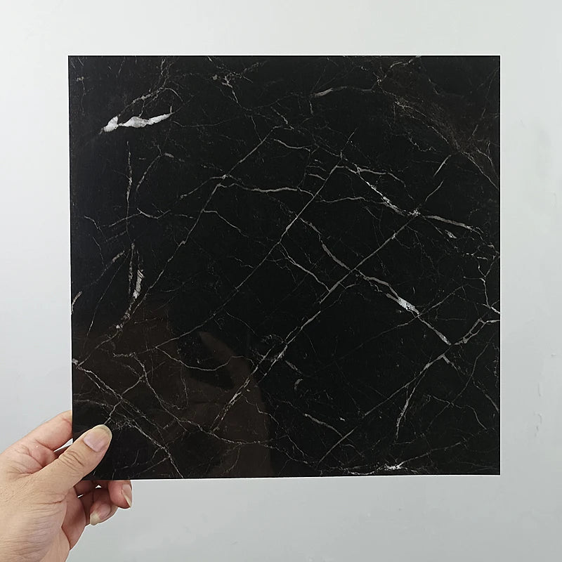 Thick Marble Tile Floor Sticker - Waterproof Self-Adhesive