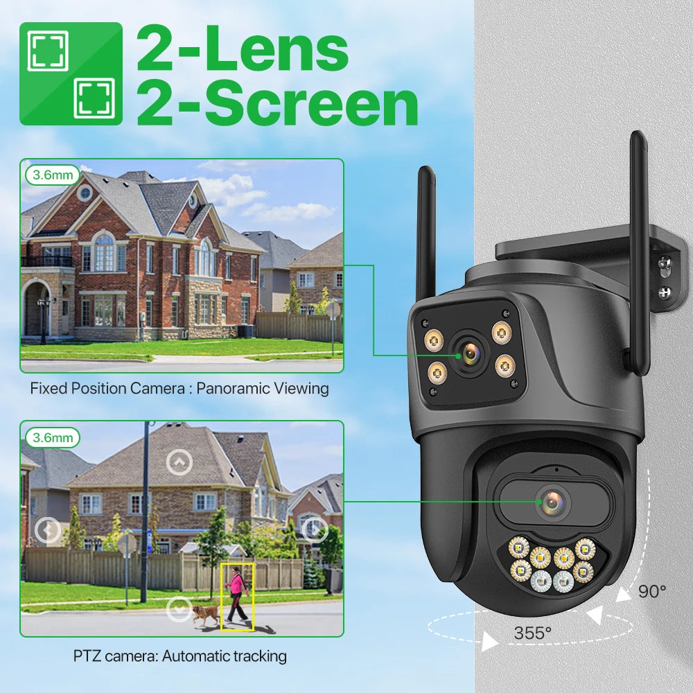 Outdoor Security System with 24/7 Surveillance